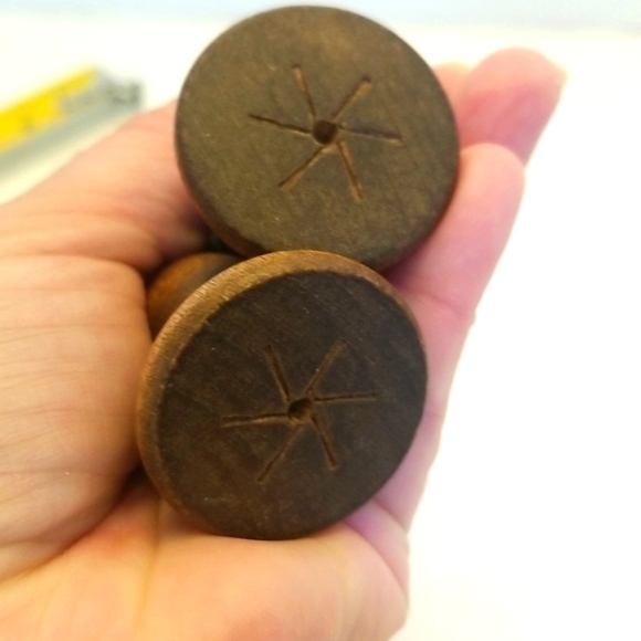 Vintage MINI Wooden Candle Holders - Picture 4 of 6